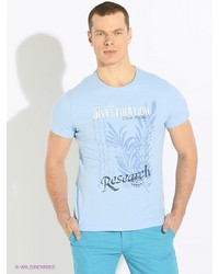 Мужская голубая футболка от Sela