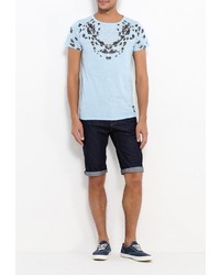 Мужская голубая футболка от Sixth June