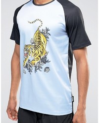 Мужская голубая футболка от Jaded London