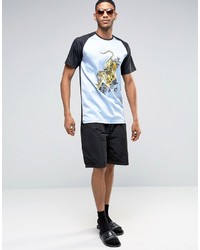 Мужская голубая футболка от Jaded London