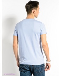 Мужская голубая футболка от Tom Farr