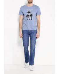 Мужская голубая футболка от Tom Farr