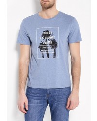 Мужская голубая футболка от Tom Farr