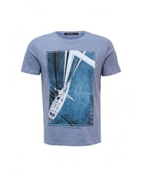 Мужская голубая футболка от Tom Farr