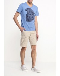 Мужская голубая футболка от Tom Tailor