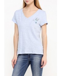 Женская голубая футболка от Tom Tailor