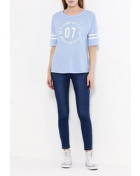 Женская голубая футболка от Tom Tailor Denim