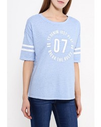 Женская голубая футболка от Tom Tailor Denim