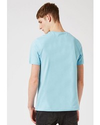 Мужская голубая футболка от Topman