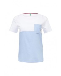 Женская голубая футболка от United Colors of Benetton