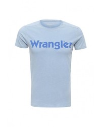 Мужская голубая футболка от Wrangler