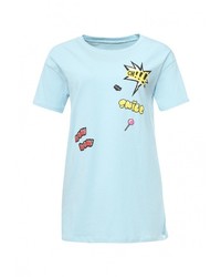 Женская голубая футболка от Спартак