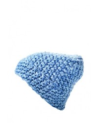 Женская голубая шапка от Fete