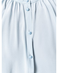 Голубая шелковая блузка от Joseph