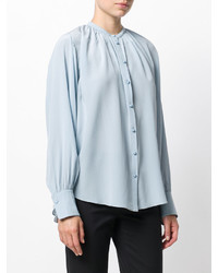 Голубая шелковая блузка от Joseph
