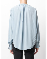 Голубая шелковая блузка от Joseph