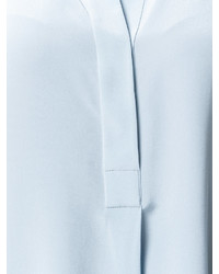 Женская голубая шелковая рубашка от Joseph