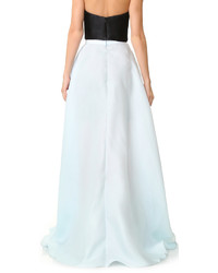 Голубая шелковая юбка от J. Mendel