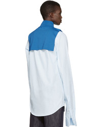 Женская голубая шерстяная водолазка от Enfold