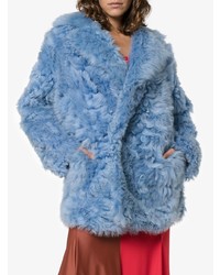 Голубая шуба от Sies Marjan