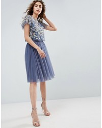 Голубая юбка из фатина от Needle & Thread