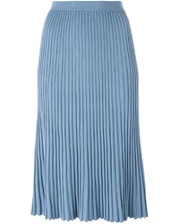 Голубая юбка со складками от Christian Wijnants