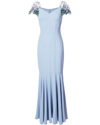 Голубое вечернее платье от Dolce & Gabbana