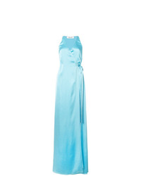Голубое вечернее платье от Dvf Diane Von Furstenberg