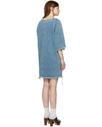 Голубое джинсовое платье от Chloé