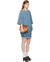 Голубое джинсовое платье от Chloé