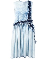 Голубое джинсовое платье от MSGM