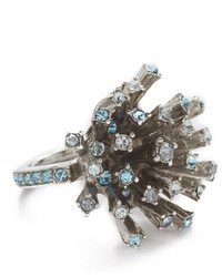 Голубое кольцо от Oscar de la Renta