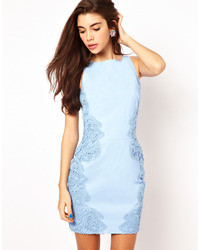 Голубое кружевное вечернее платье от Asos