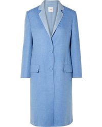 Женское голубое пальто от Agnona