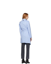 Женское голубое пальто от Mackage