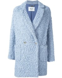 Женское голубое пальто от Blugirl