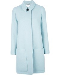 Женское голубое пальто от Chloé