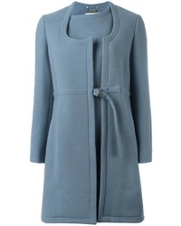 Женское голубое пальто от Chloé