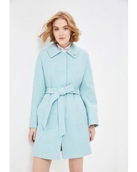 Женское голубое пальто от Doroteya
