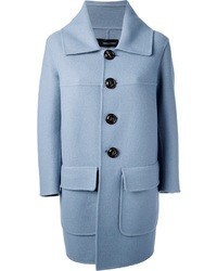 Женское голубое пальто от DSquared