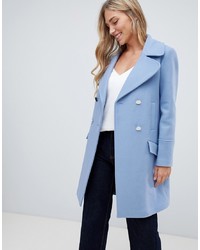 Женское голубое пальто от Forever New