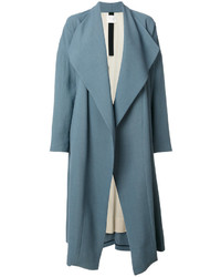 Женское голубое пальто от Forte Forte