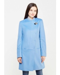 Женское голубое пальто от Gamelia