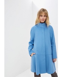 Женское голубое пальто от Gamelia
