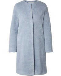 Женское голубое пальто от Harris Wharf London