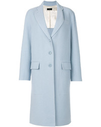Женское голубое пальто от Joseph