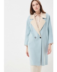 Женское голубое пальто от Lorani