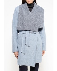 Женское голубое пальто от Lovini