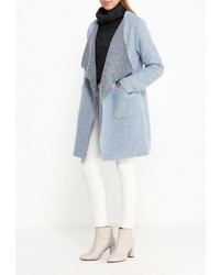 Женское голубое пальто от Lovini