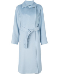 Женское голубое пальто от Max Mara